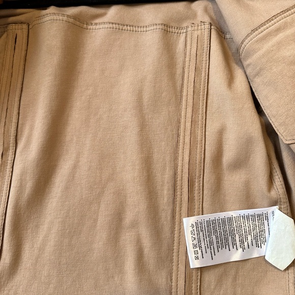 Classic Tan 100% Lamb Suede Jacket - Picture 12 of 12